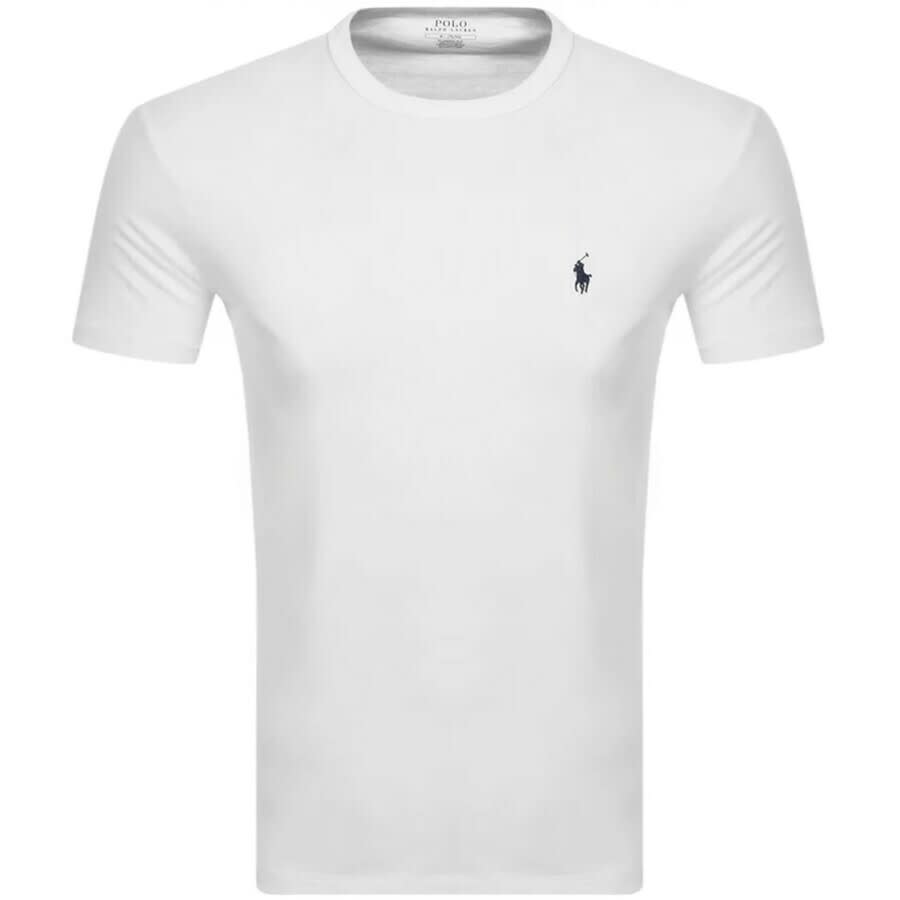 Ralph Lauren Crew Neck T Shirt White | Mainline Menswear us